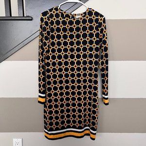 MICHAEL Michael Kors Patterned Sheath Dress, Size XS